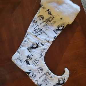 Harry Potter elf shaped Holiday/Christmas Stocking handmade green deathly hallow